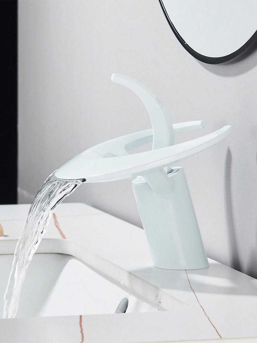 Mezclador monomando para lavabo tipo cascada