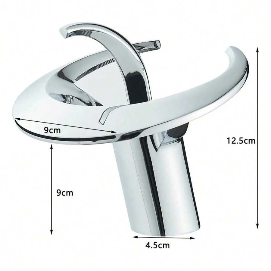 Mezclador monomando para lavabo tipo cascada