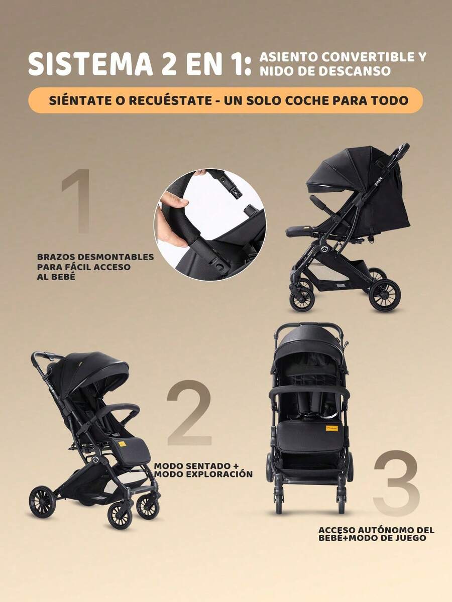 Cochecito para Bebé, Carriola Ligera