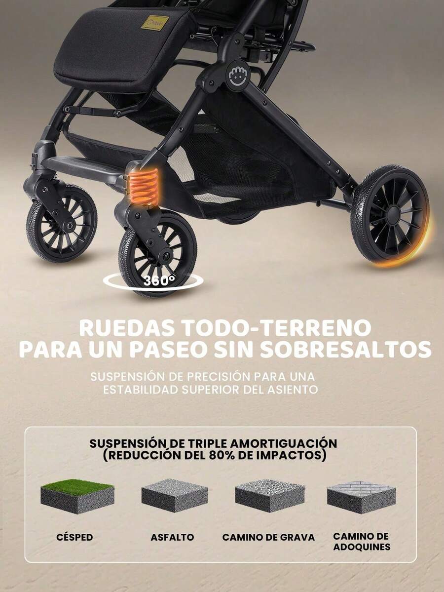 Cochecito para Bebé, Carriola Ligera