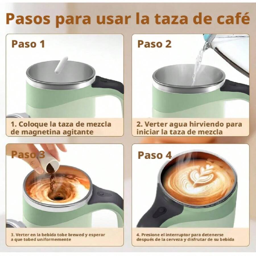 Taza de Mezcla Automática de Café