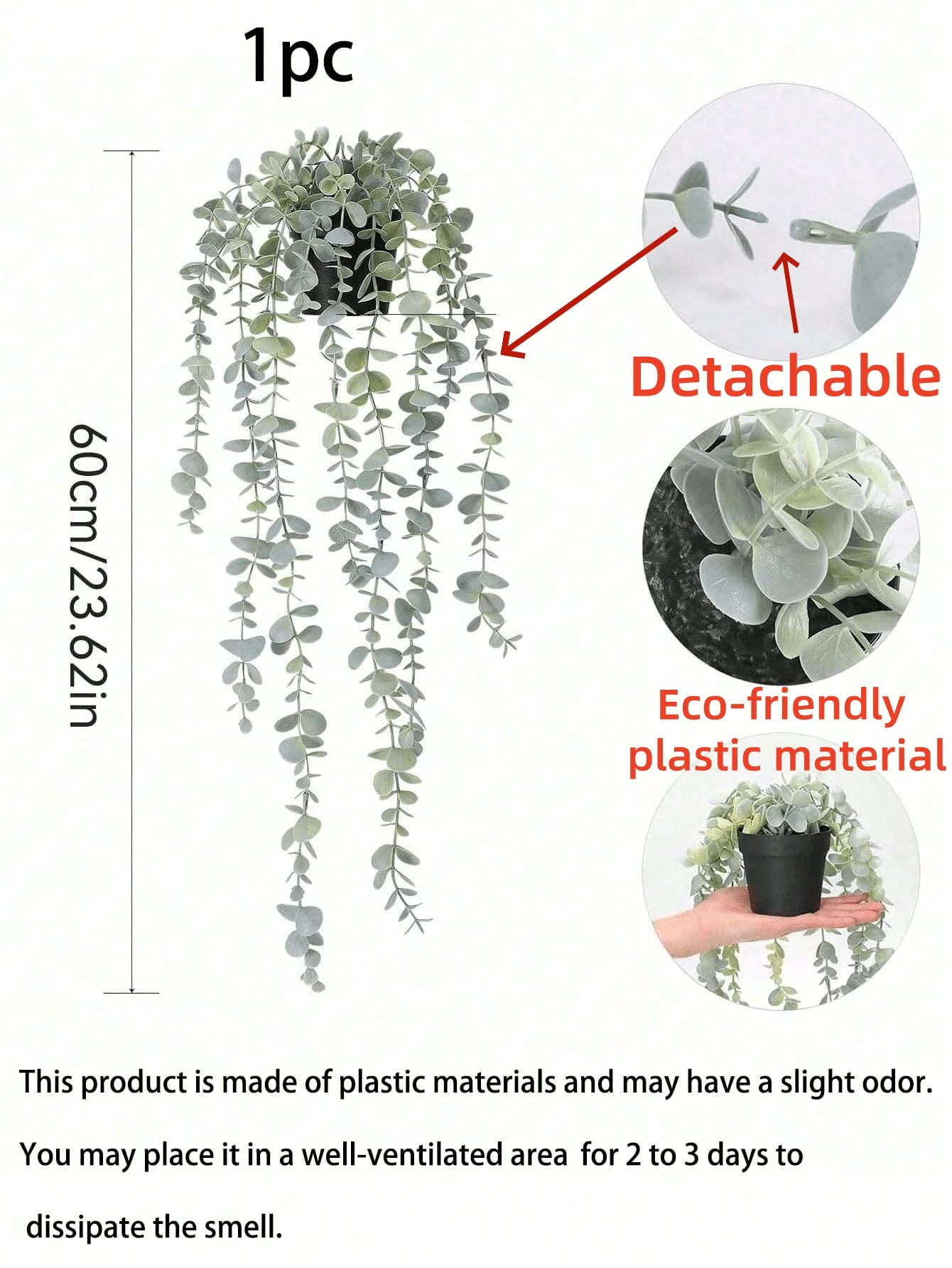Plantas artificiales, Plantas en maceta colgantes