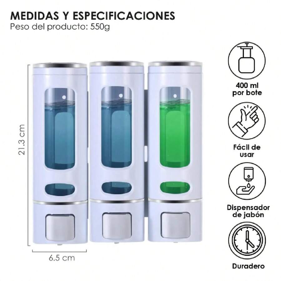Dispensador de Jabón para Ducha