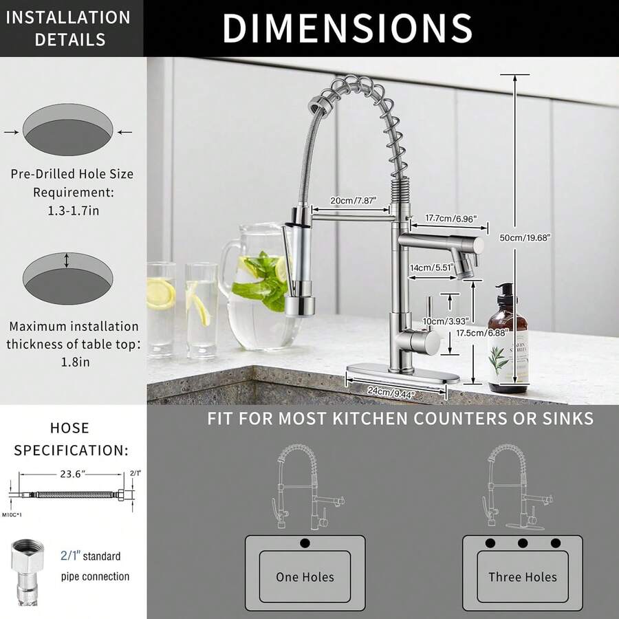}Grifo de cocina Arco alto}