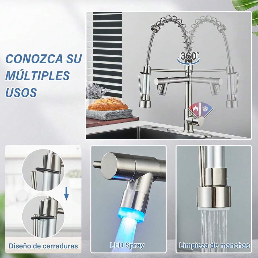 }Grifo de cocina Arco alto}