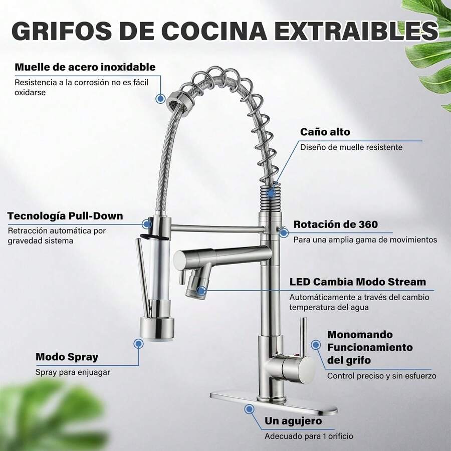 }Grifo de cocina Arco alto}