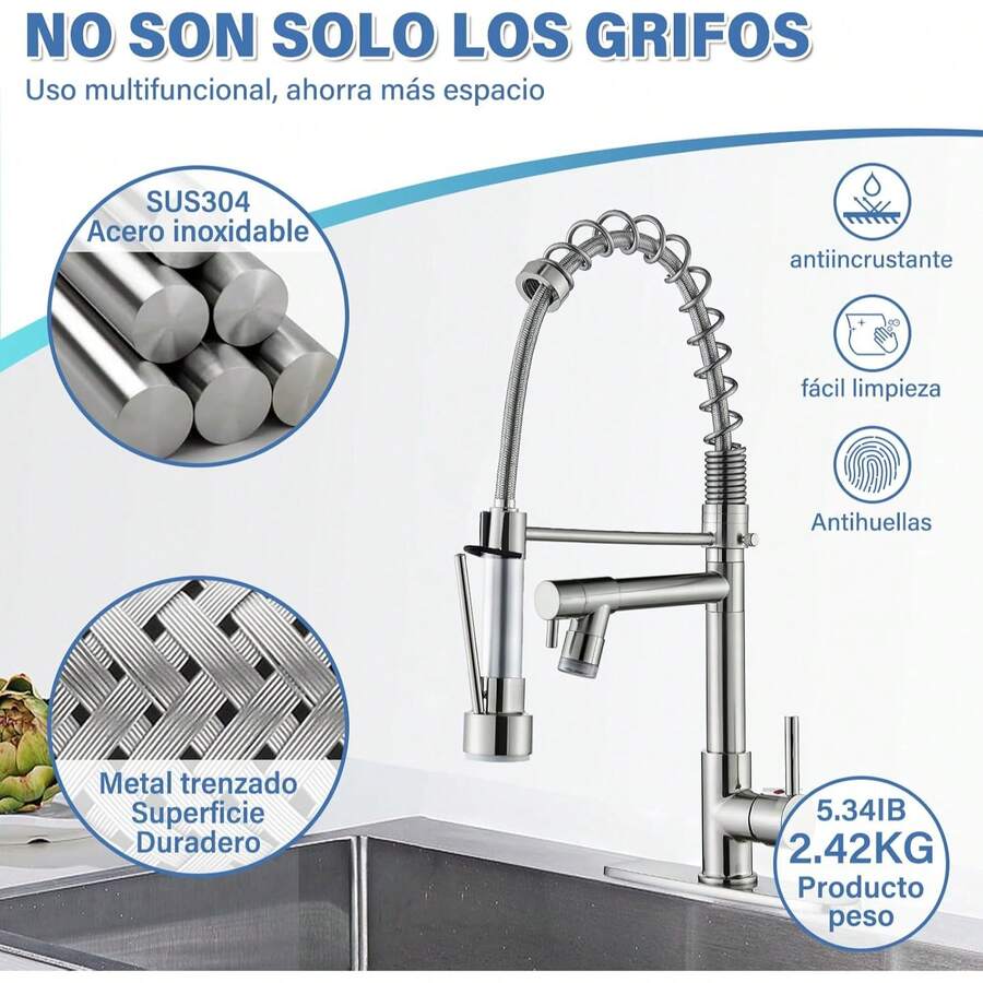 }Grifo de cocina Arco alto}
