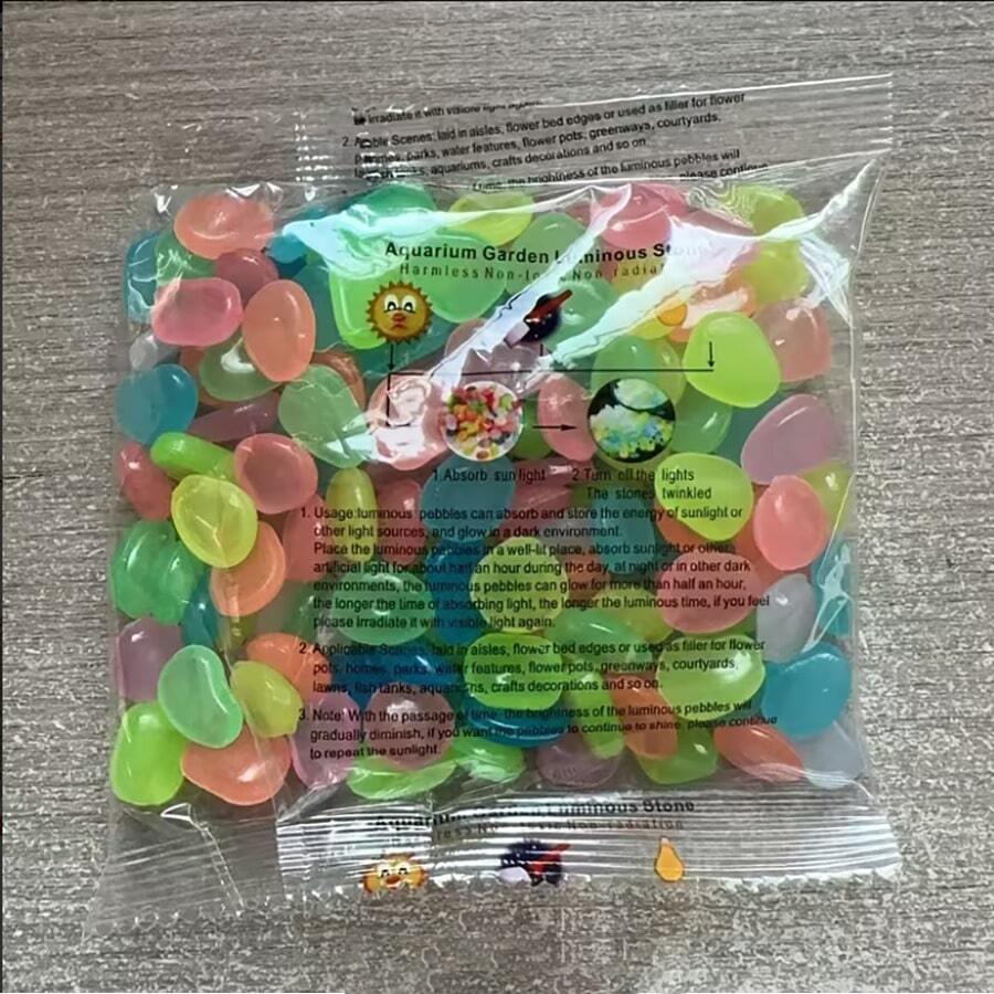 200 piezas Piedras Luminosas