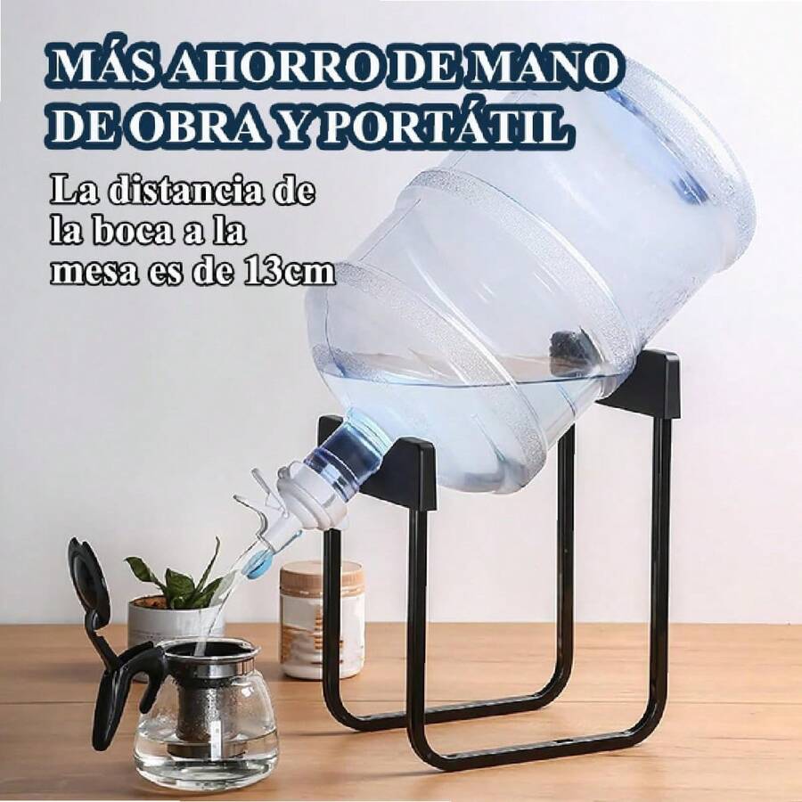 Soporte para Garrafón de Agua con Válvula Dispensadora