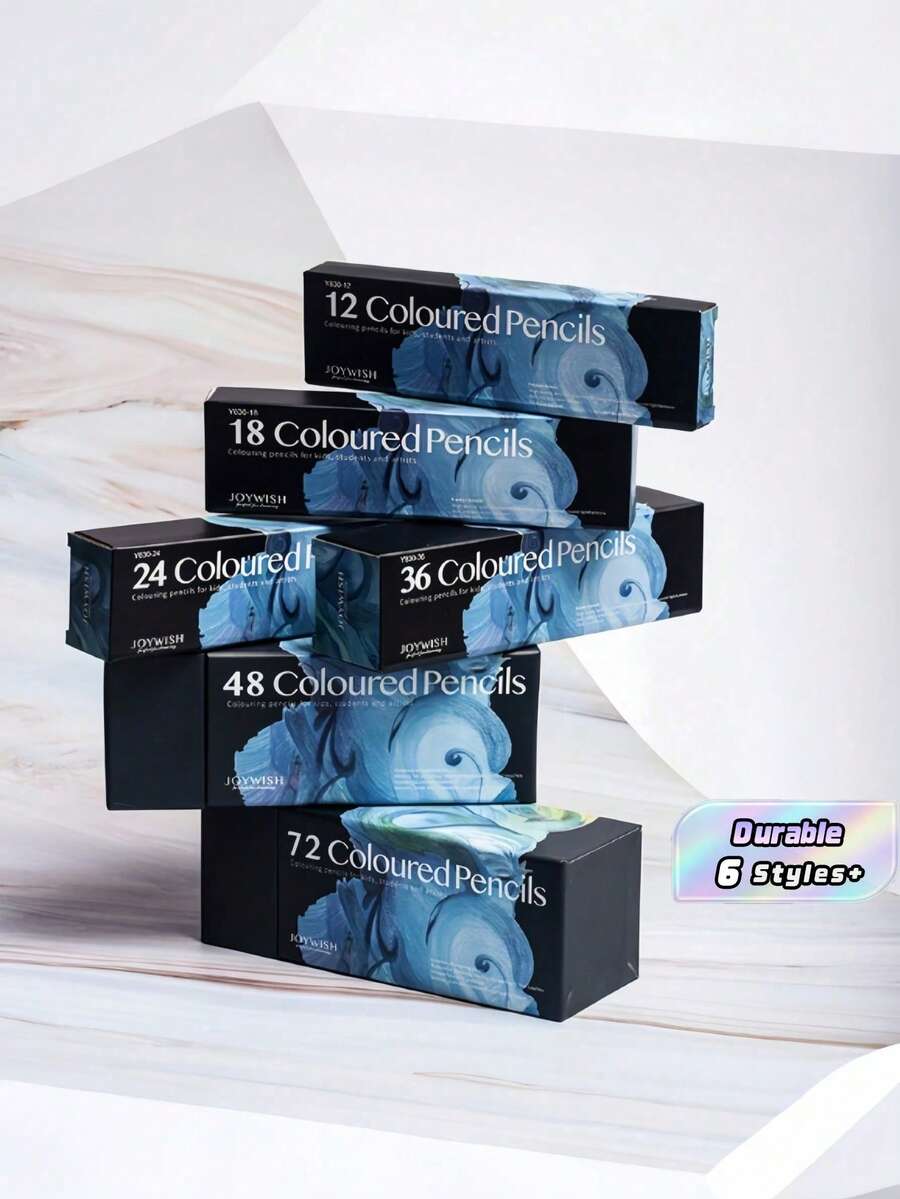 Juego de 12-72 lápices de colores vibrantes de núcleo suave