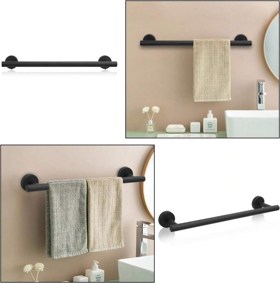Mcmxtap Negro Juego de Accesorios de Baño