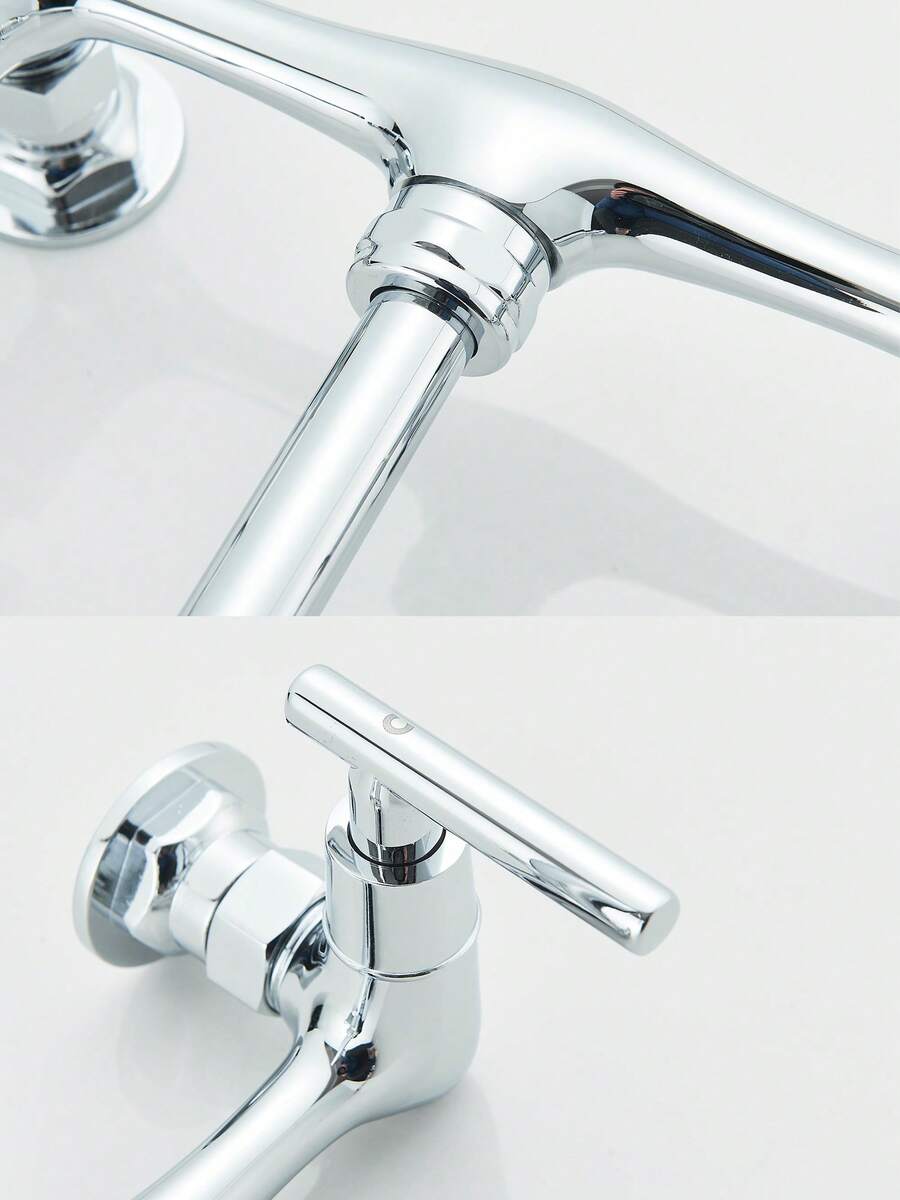 grifo de fregadero de cocina montado en la pared giratorio de 360°,