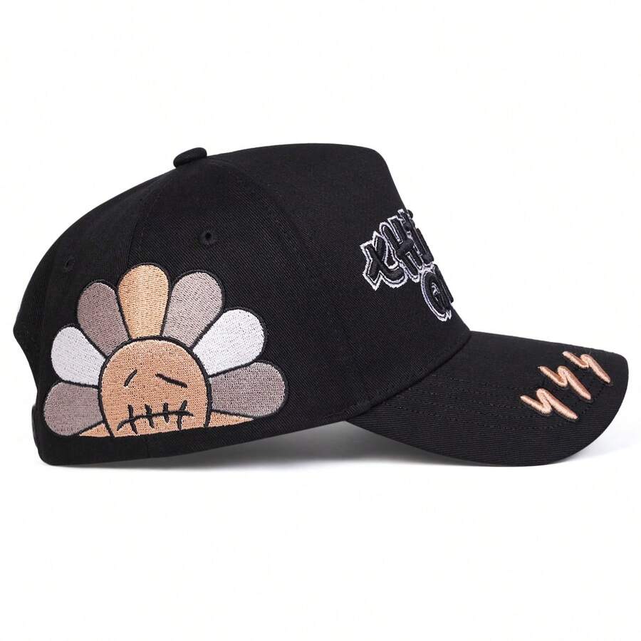 Gorra de camionero con girasol