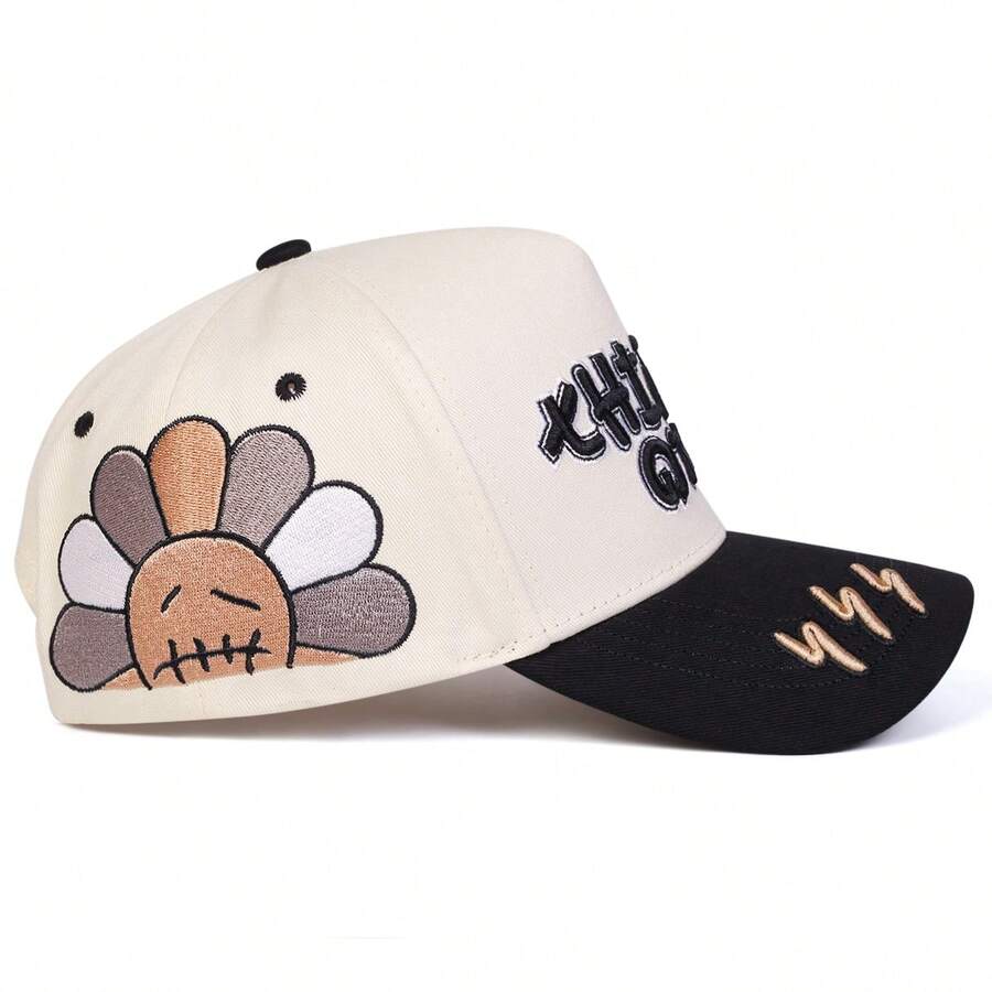 Gorra de camionero con girasol