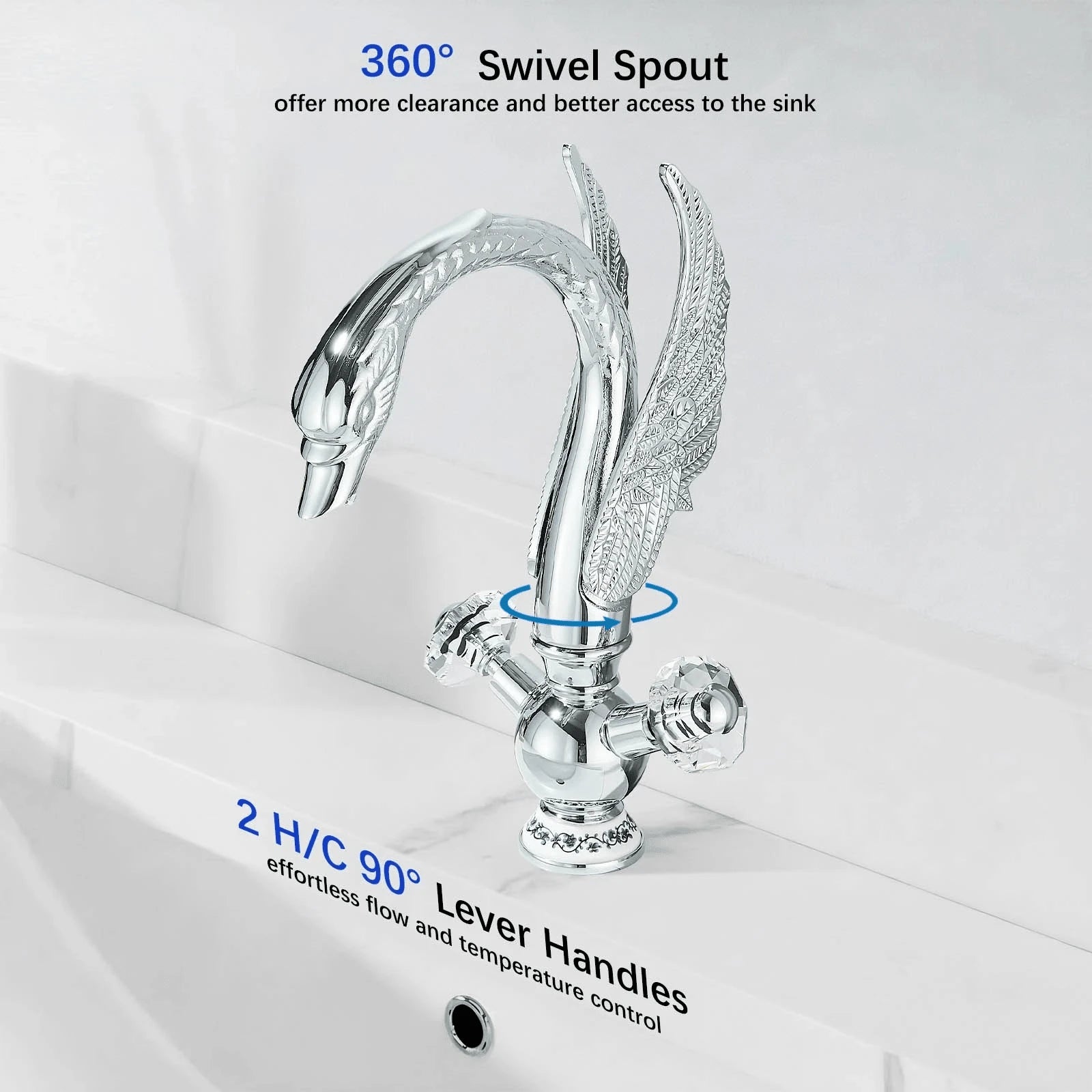Cromado Grifo de baño