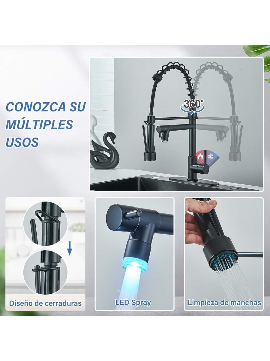 }Grifo de cocina Arco alto}