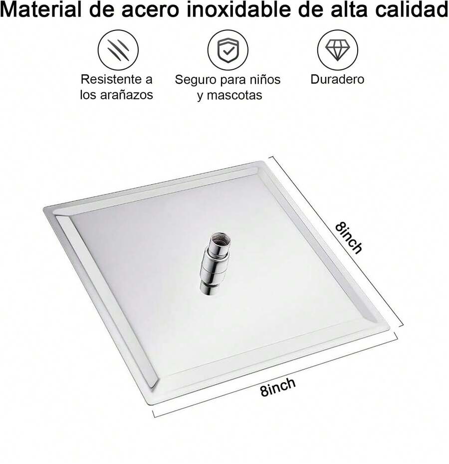 Mcmxtap nergo ducha sistema 8 pulgadas cuadradas de lujo