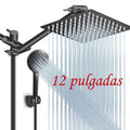 Cabezal de ducha tipo lluvia con rociador de mano combinado