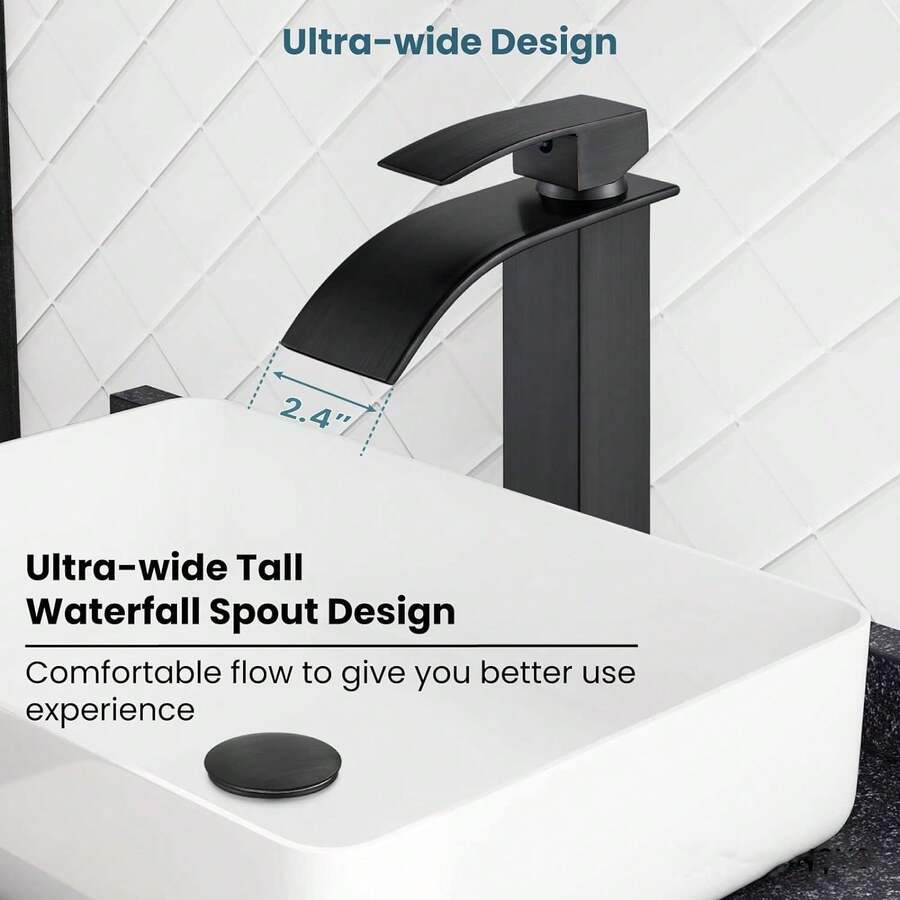 Grifo de baño cromado para lavabo