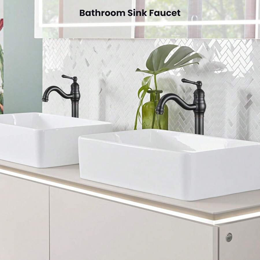 Grifo de baño de latón antiguo