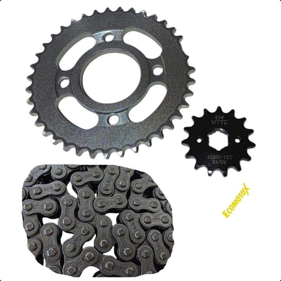 Kit Sprocket 428H 39T/15T Compatible con Italika FT150/RC150