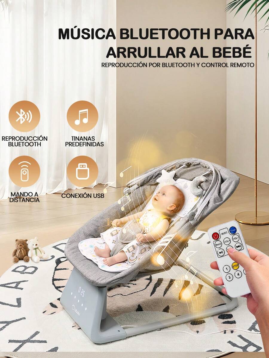 Mecedora eléctrica para bebé