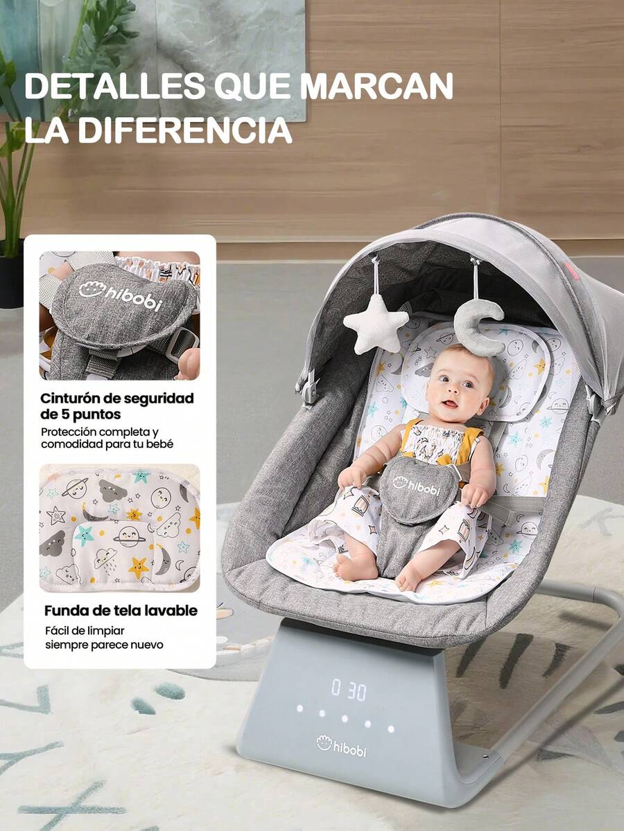 Mecedora eléctrica para bebé