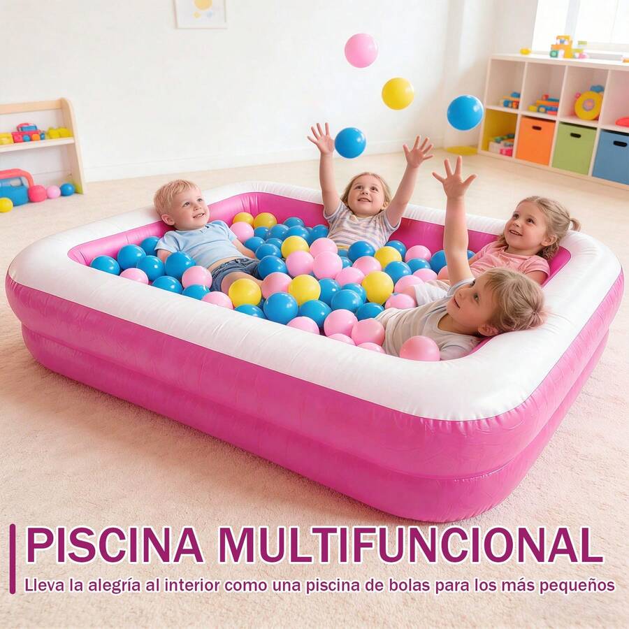 Piscina hinchable rectangular