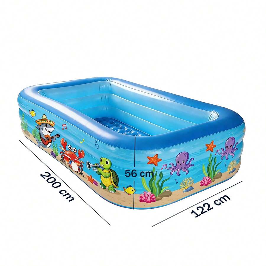 Piscina hinchable rectangular