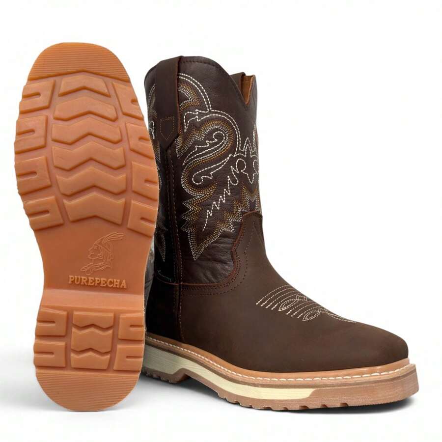 BOTA TRABAJO ESTILO DE RODEO SIN CASCO