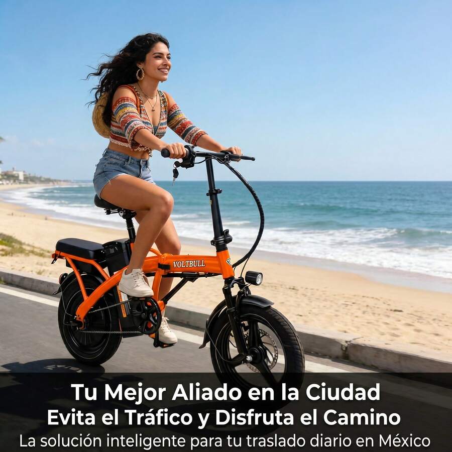 Bicicleta eléctrica plegable