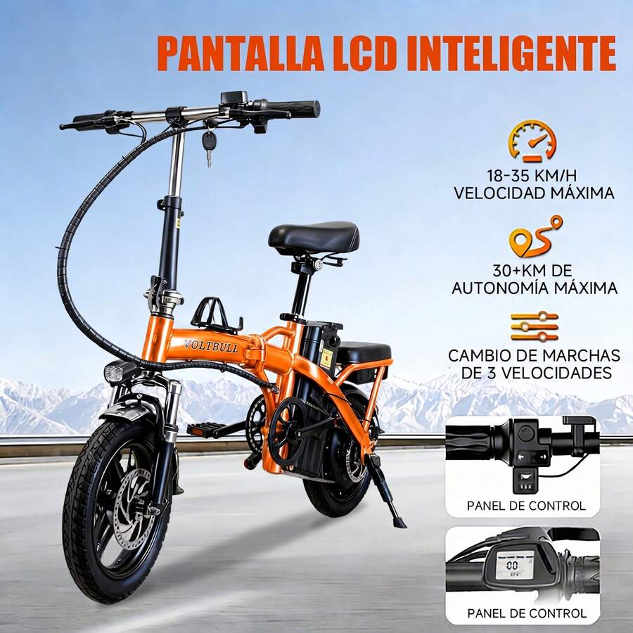 Bicicleta eléctrica plegable