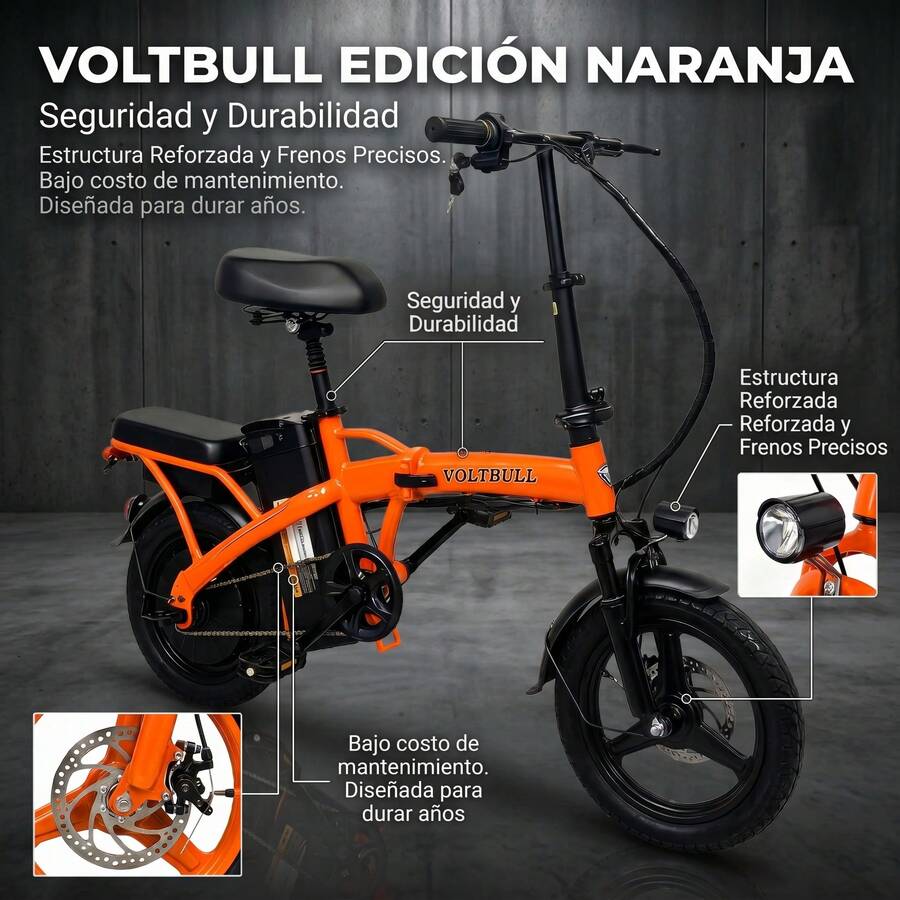 Bicicleta eléctrica plegable