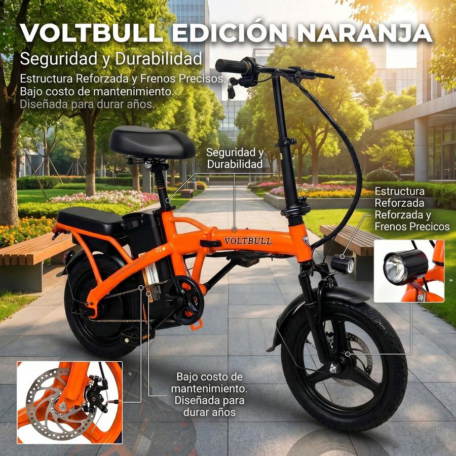 Bicicleta eléctrica plegable