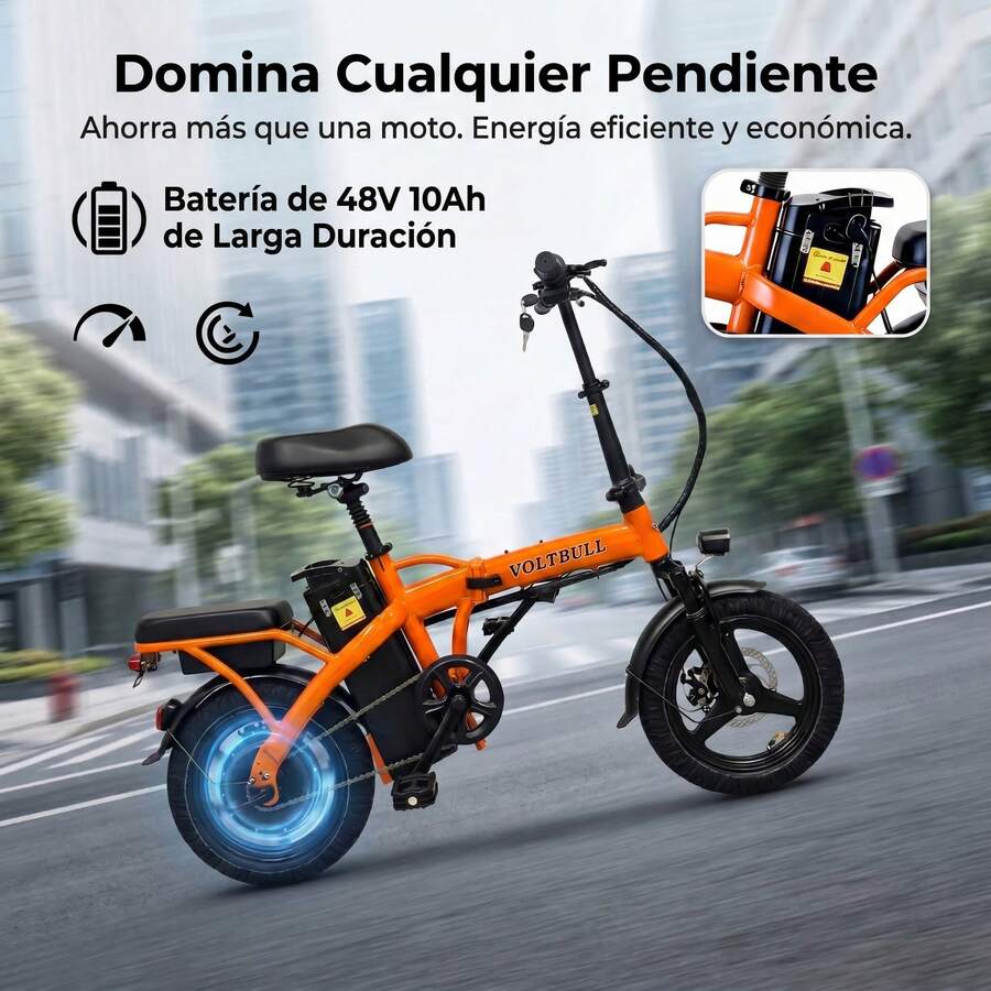 Bicicleta eléctrica plegable
