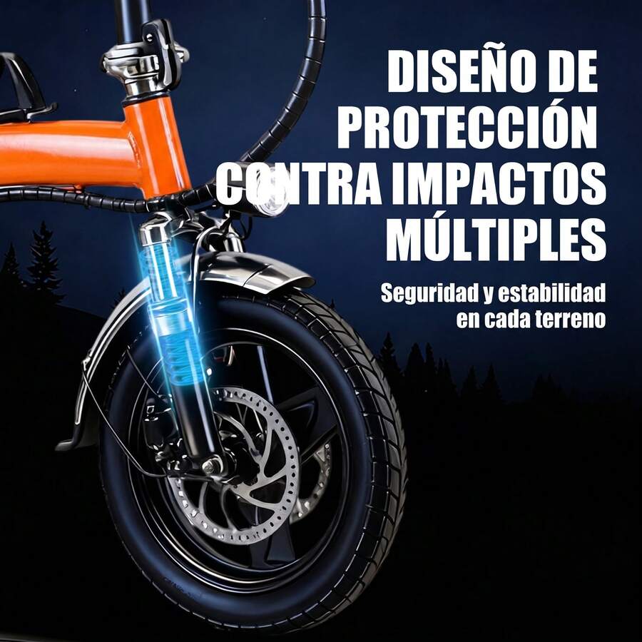 Bicicleta eléctrica plegable