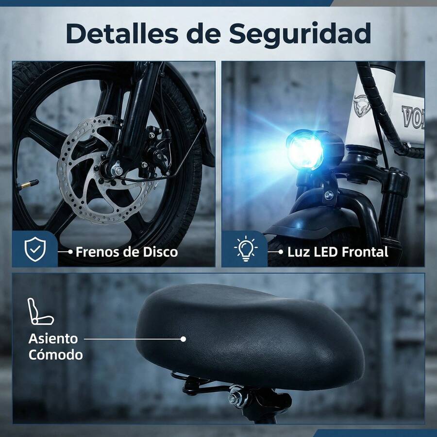 Bicicleta eléctrica plegable