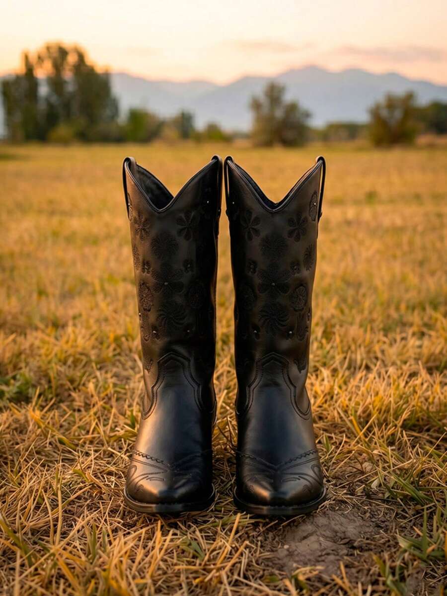 Bota femenina estilo western