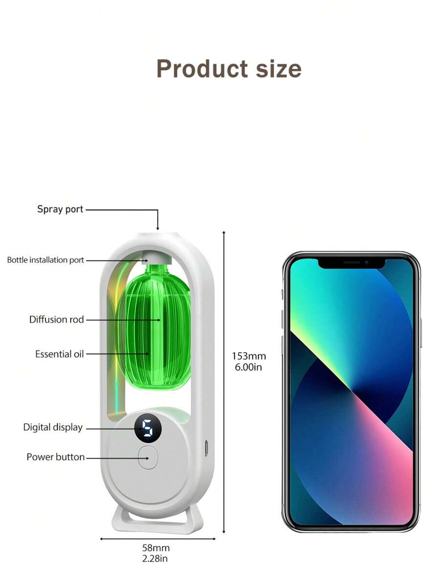 Difusor de aroma automático recargable
