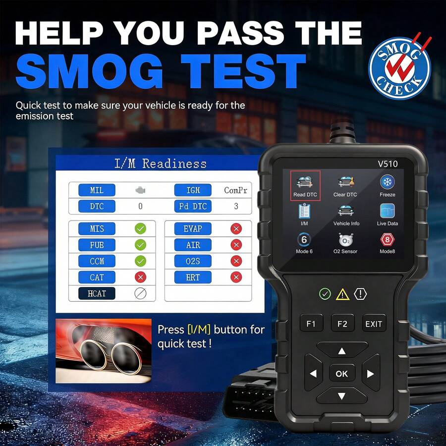 Escáner de Diagnóstico de Automóvil OBD2 V510