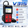 V315 Escáner OBD2 sin batería, probador de voltaje automático