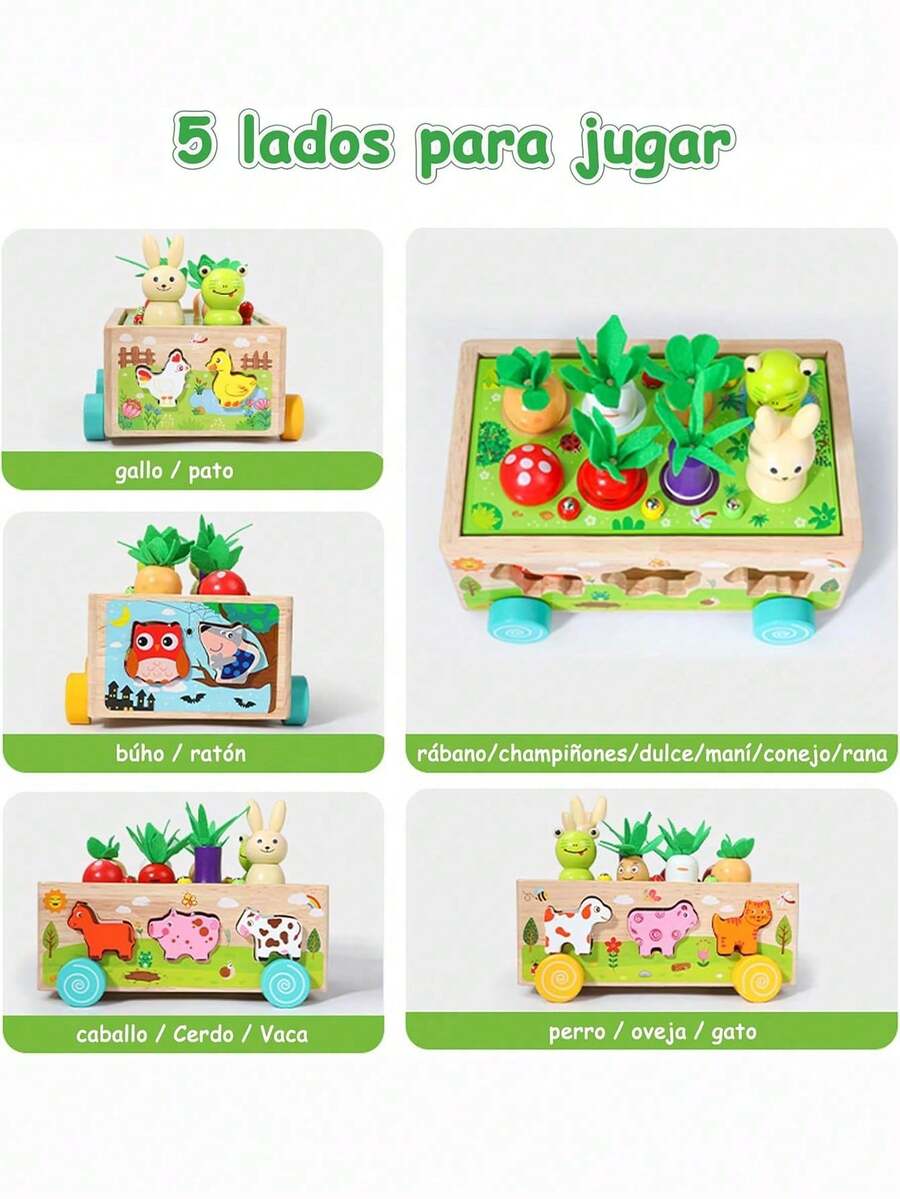 Juguete Montessori educativo de madera