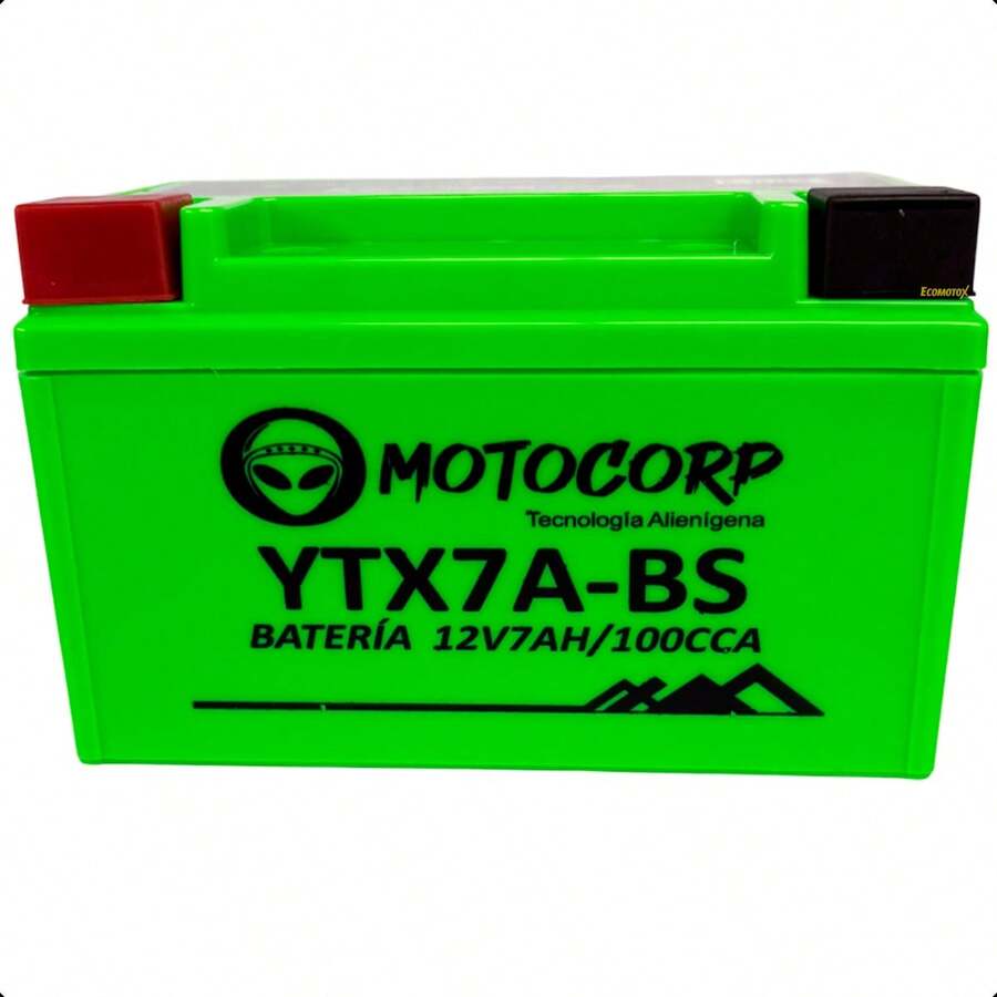 Batería de Gel Motocorp MF-FA YTX7A-B Compatible con Italika VORT-X 300/250Z