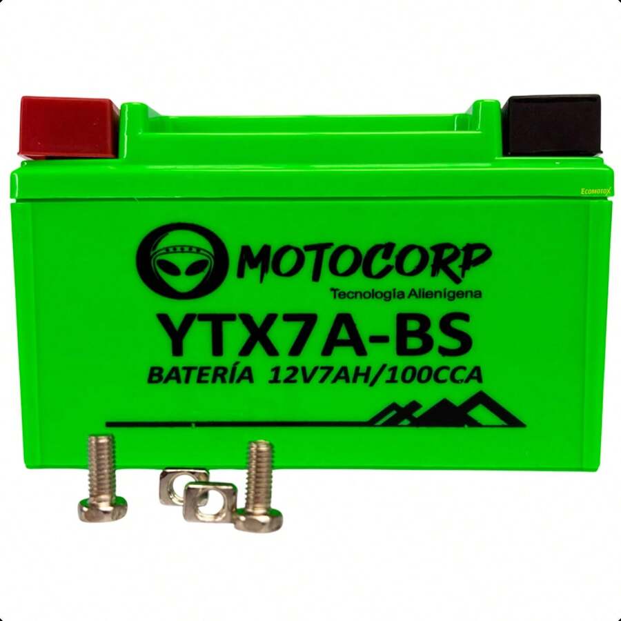 Batería de Gel Motocorp MF-FA YTX7A-B Compatible con Italika VORT-X 300/250Z