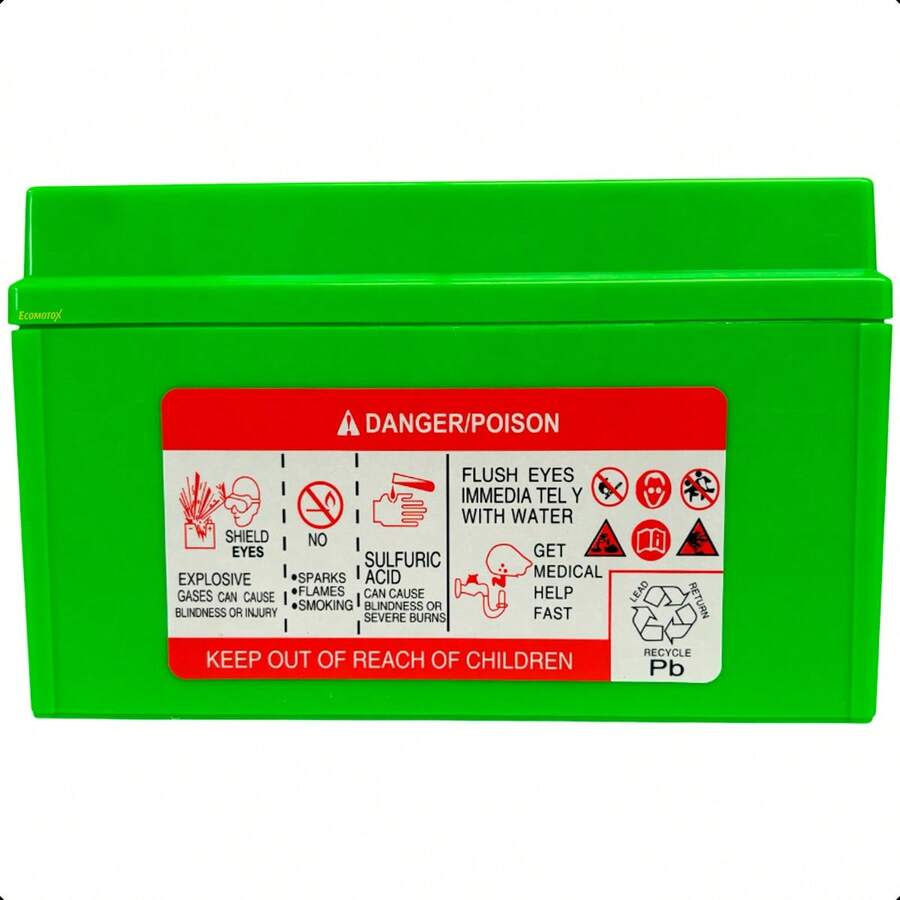 Batería de Gel Motocorp MF-FA YTX7A-B Compatible con Italika VORT-X 300/250Z