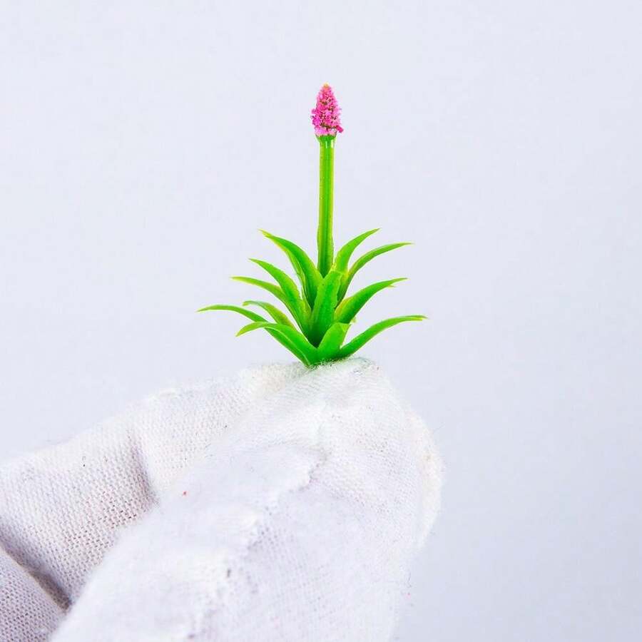 30 piezas Flores en miniatura y plantas de hierba