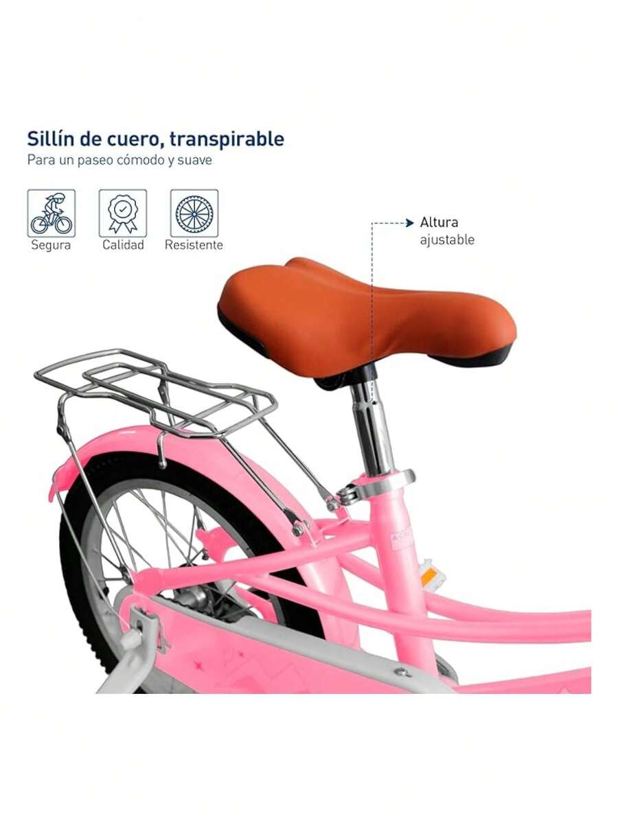 Bicicleta Infantil Rodada para niñas de 4 a 6 Años