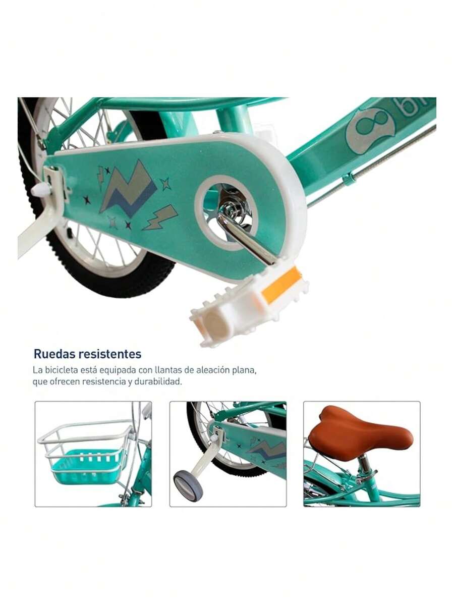 Bicicleta Infantil Rodada para niñas de 4 a 6 Años