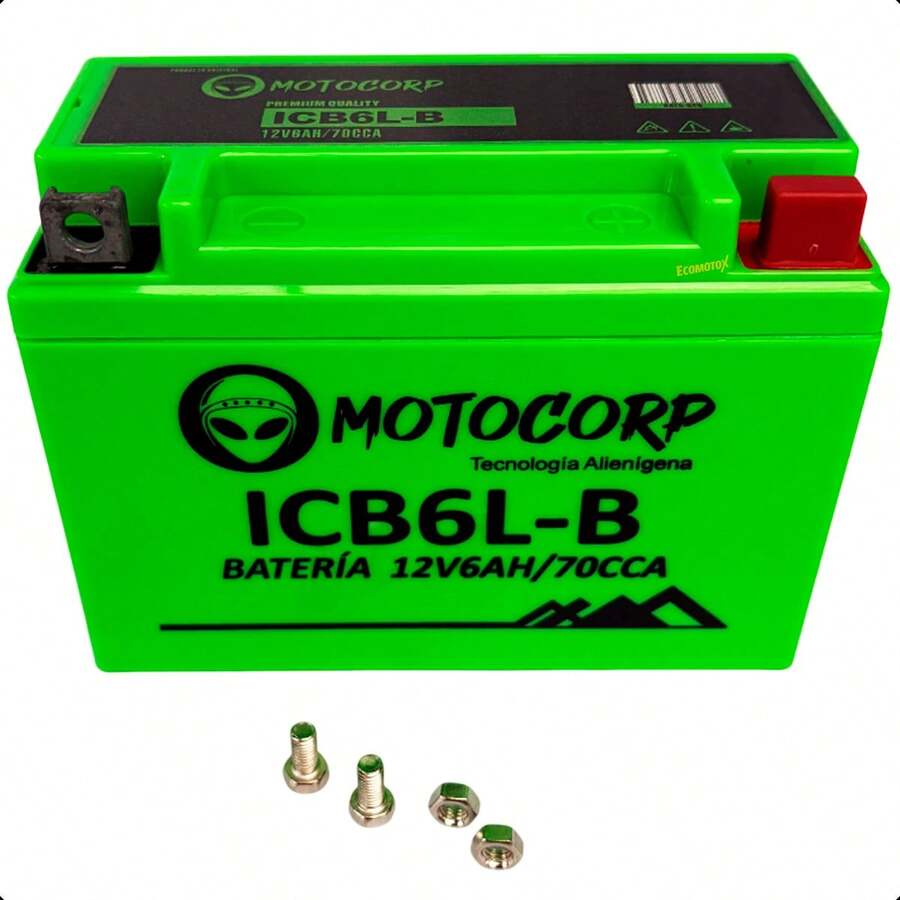 Batería de Gel Motocorp MF-FA ICB6L-B Compatible con FT125 / FT150 / FT125z – Arranque potente y energía confiable