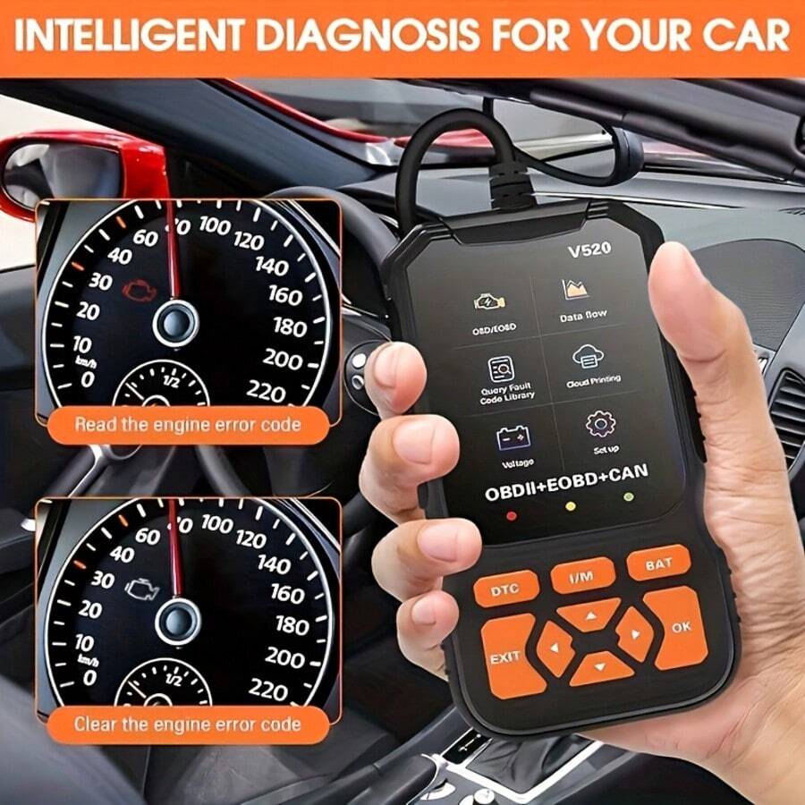 Escáner de diagnóstico OBD2 V520 2026